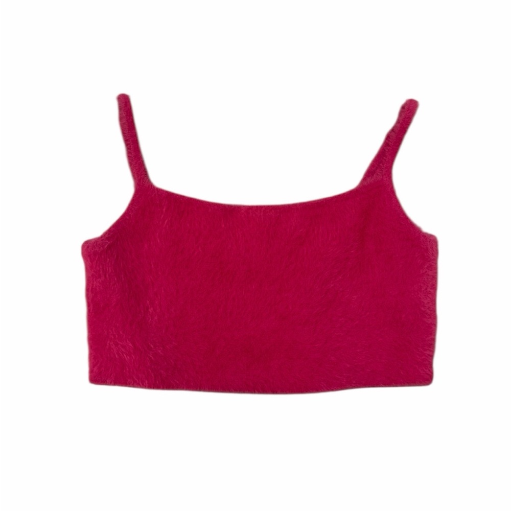 Aritzia Sunday Best hot pink Reese sweater tank top